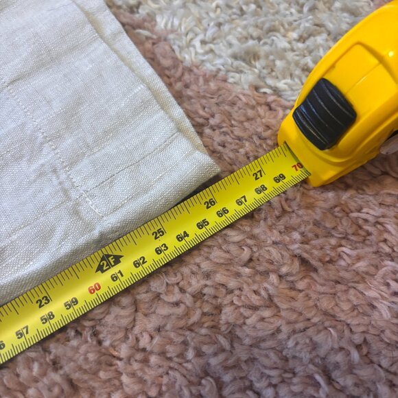 NWT Talbots Women's Sz 8 Wide Crop Patch Pocket Washed Linen Pants 100% Linen - Picture 10 of 11